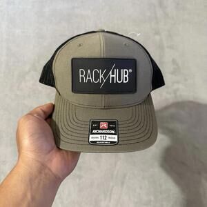 Rack Hub Richardson 112 Trucker Hat Olive Black Snapback Men’s